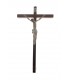 Crucifixo de Madeira com Cristo de Plástico 20 x 11 cm