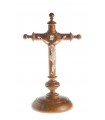 Cruxifixo de Madeira, com Cristo de Plástico, 21x13cm