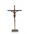 Metal Crucifix, Bronze, 21x11,5cm