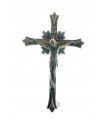 Crucifixo de Metal, Bronze, 18,5x12cm