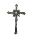 Metal Crucifix, Bronze, 18,5x12cm