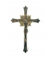 Metal Crucifix, Brass, 18,5x12cm